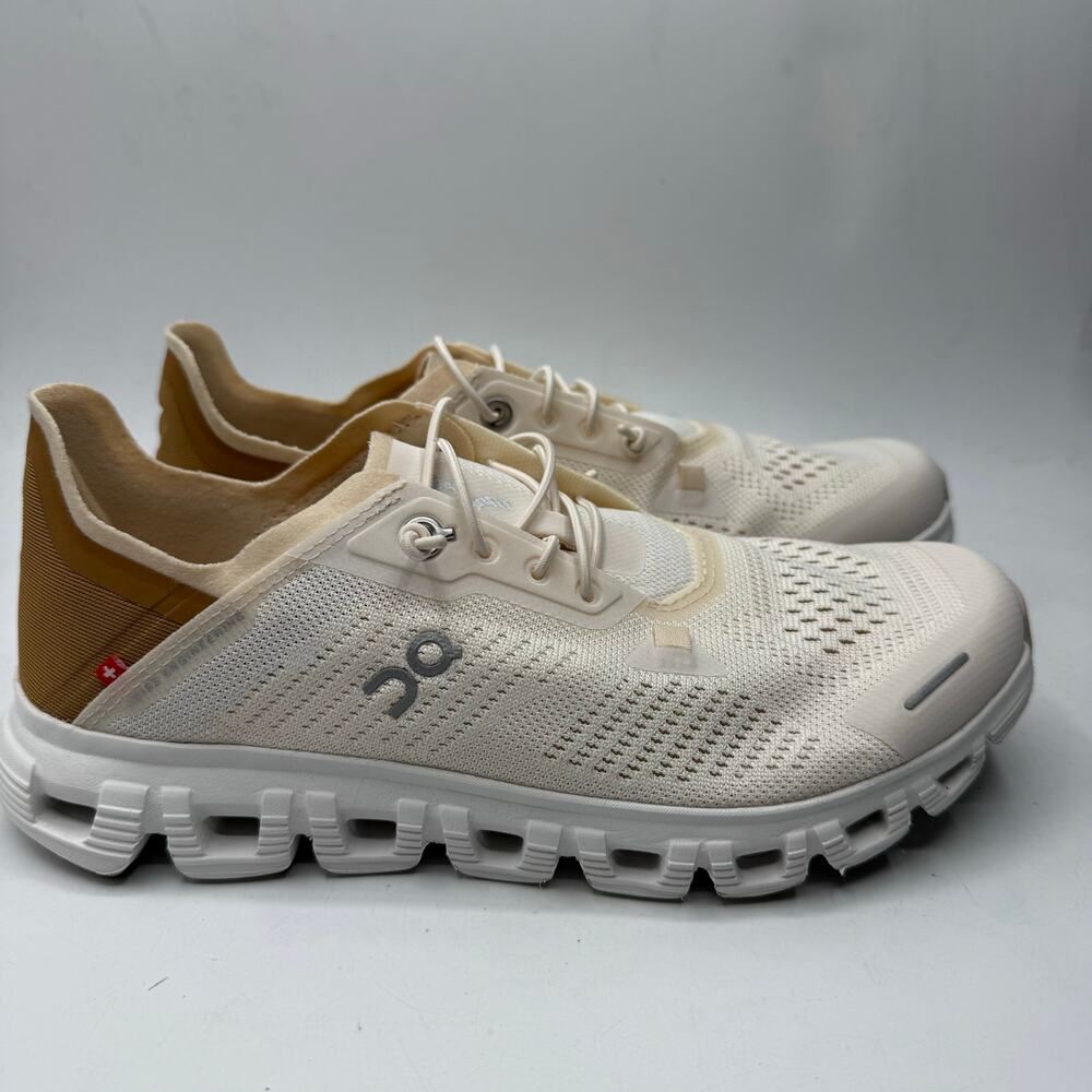 NEW On Running Cloud 6 Coast Women's Sneakers in Gardenia / Sphinx Size US 7 - Picture 5 of 9